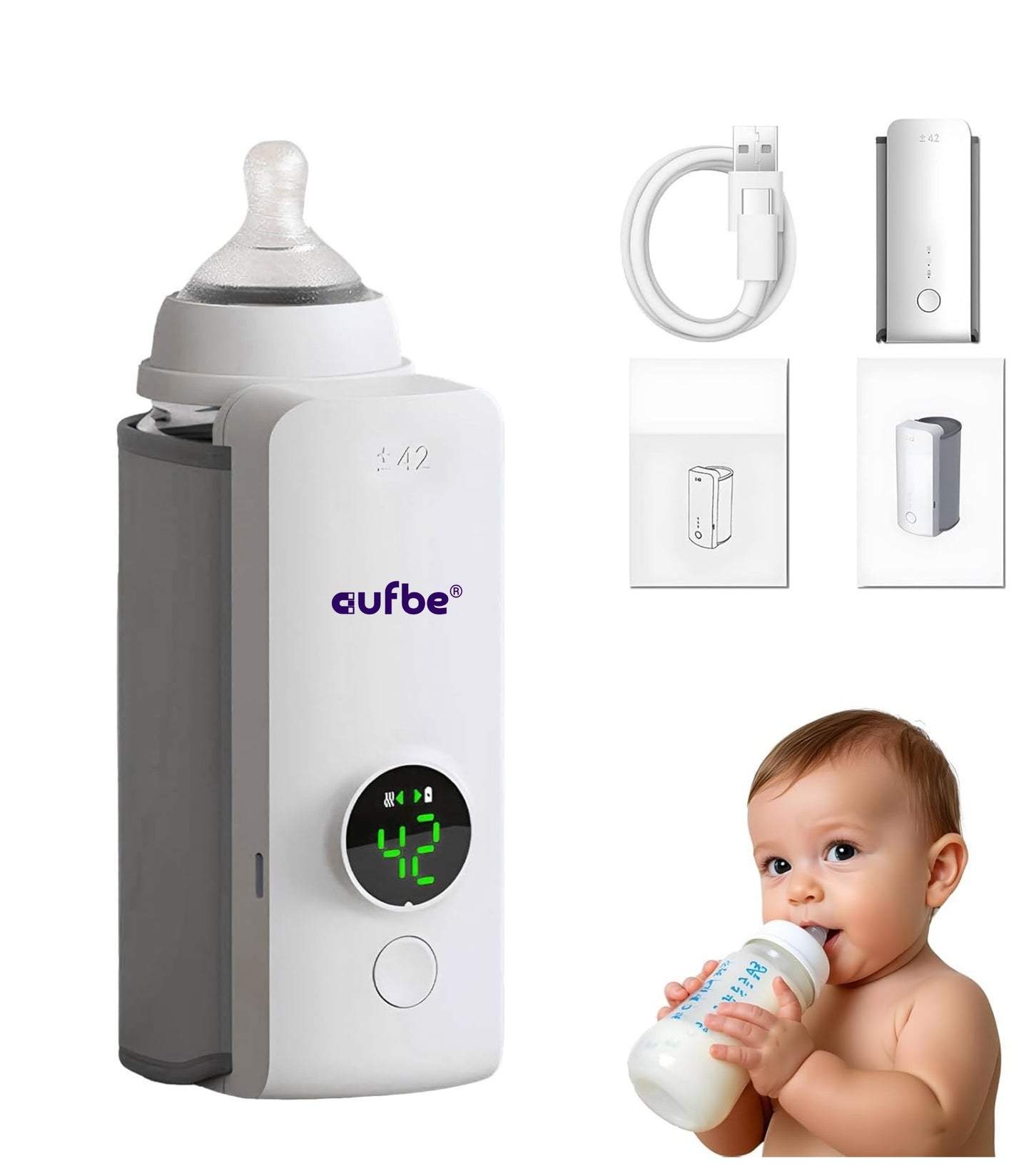 Aufbe® Bebek Süt Biberonu Isıtıcısı